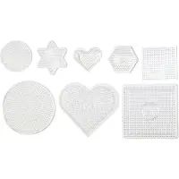 Nabbi Onderplaat, afm 7-15 cm, transparant, 8 assorti