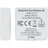 Shelly Blu ZB Door Window White Sensor Bluetooth, ZigBee