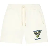 Casablanca Off-white Shorts Met Geborduurd Tennisclublogo