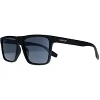 Calvin Klein CK20521S 001 matzwarte gunmetal spiegelzonnebril