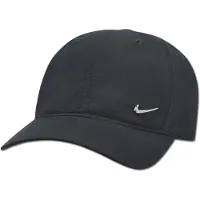Nike Nan Dri-FIT Club Metal Swoosh Pet Kleuters Zwart Zilver
