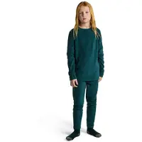 Burton Heavyweight Fleece Lange Mouwen Basislaagset Groen 8 Years Kinderen