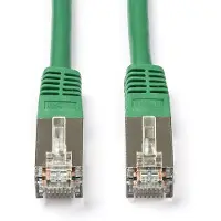 Roline Netwerkkabel | Cat5e F/UTP | 1 meter (100% koper, Groen)