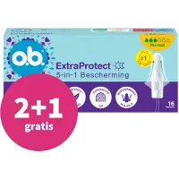 O.B. 2+1 Gratis: O.b. Extra Protect Normal 16 Stuks