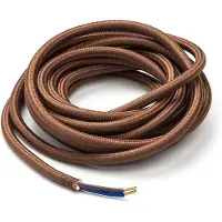 Calex Strijkijzersnoer | | 3 meter (2 x 0.75 mm², Bruin)