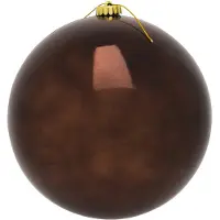 Décoris Kerstbal | | Ø 20 cm (Bruin)