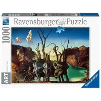 Ravensburger Puzzel 1000 stukjes - - Zwanen die reflecteren in olifanten - Wit - 70x50 cm - Volwassene