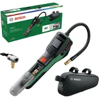 Bosch PNEO 4V Bike Accu Pomp (1x Compact Power 4V accu 3,0 Ah, 1x snelkoppelingadapter, 1x ballennaaldadapter, 1x prestaventieladapter, 1x ballonadapter, 1x fietstas) - 0603947501