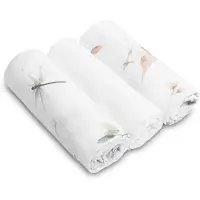 Sensillo - Pieluchy Muślinowe - Biały - 3 stuks - 70x80 cm - 100% Katoen