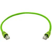Telegärtner 100008838 RJ45 Netwerkkabel, patchkabel S/FTP 7.5 m Groen Met anti-kniktule 1 stuk(s)