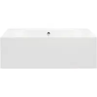 Badland Badkuip, rechthoekig, 150x75 cm, met acryl omranding, afvoerkit en poten, GRATIS | Complete set 4-in-1, originele acryl badkuip met sifon | BADLAND VITAE
