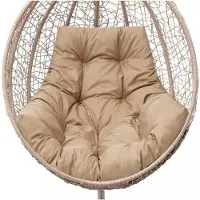 Hobbygarden Tuinkussen George Beige - Geschikt voor Hang Ei, Hangstoel en Cocoon-stoel. Waterafstotend - UV Bestendig
