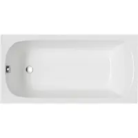 Polimat CLASSIC ligbad 140 x 70 cm wit met acrylpaneel