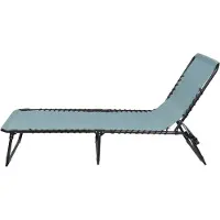 Urban Living SET X 2 GRIJS BLAUW LIGBEDDEN 187X56XH26/85CM