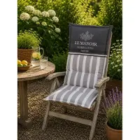 Madison Tuinstoelkussen hoge rug 50x123 cm Le manoir