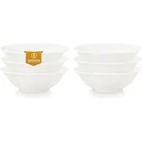 Vtwonen - Kommen - Porselein - Wit - Set van 6 - 12,5 cm