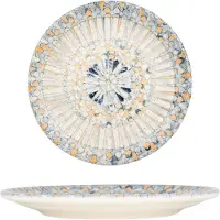 Bonna Dessertbord luca mosaic porselein 17 cm set van 6