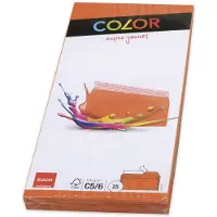Elco envelop Office Color FSC C5/6 100 gram oranje 25 stuks - EO-74617-82