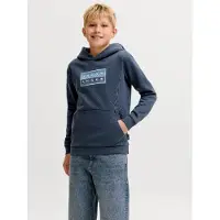 Jack & Jones Kids Junior Sweatshirt 'JCOFUSION' blauw / navy / wit