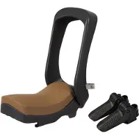 Urban iKi Junior fietszitje - Zonder Montagekader - Bincho Black/ Kurumi Brown