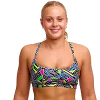 Funkita Fks026 Medium Impact Sports Bra Veelkleurig L Vrouw