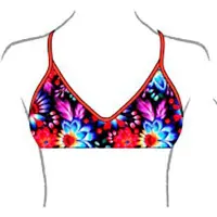 Turbo Mare Bikini Top Veelkleurig 5-6 Years Meisje
