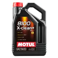 Motul 8100 X-clean+ 5w30 Car 5l Motorolie