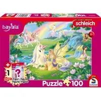 Schmidt - Legpuzzel - Bayala Magische Eenhoorns - Schleich - 100 stukjes + originele figuur - Kinderen - vanaf 6 jaar