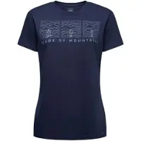 La Sportiva Made Of Mountain T-shirt Met Korte Mouwen Blauw M Vrouw