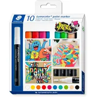 Staedtler Lumocolor paint marker set 10 kleuren