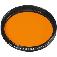 Leica 13072 Filter Orange E49 zwart