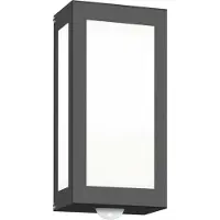 CMD Buitenwandlamp Aqua Rain, antraciet, sensor Rain, zwart, Roestvrij staal, Modern