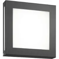 CMD Wandlamp buiten met bewegingssensor LEGENDO, zwart, Roestvrij staal, Modern