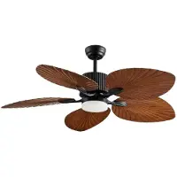 CristalRecord - Plafondventilator Palm Ø 132 cm bruin zwart