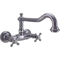 Pb Nostalgische keukenkraan V2721 muurkraan Chroom