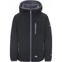Trespass Kian Softshelljack Zwart 3-4 Years Kinderen