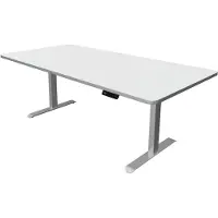 Kerkmann Zit sta bureau Move-3 premium wit 200x100cm