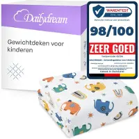 Nivion - Verzwaringsdeken kind - 90x120cm - 2,5 kg - Olifant - Katoen - weighted blanket