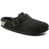 Birkenstock Instappers 'Boston' zwart