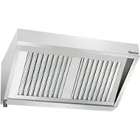 Bartscher Afzuigkap Bartscher, RVS, zonder motor, 140(b)x45(h)x70(d)cm