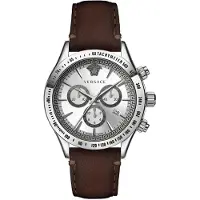 Versace Watches herenhorloge, chronograaf, klassiek model, VEV700119, met leren band