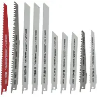 Workpro WP404132 Reciprozaagbladenset. Zaagbladlengte 230 mm 10 stuk(s)