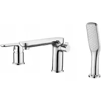 Kuchinox Dima - Badkraan - 3-gats - Chroom - Met Douche