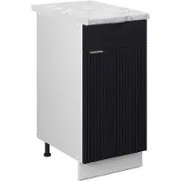 Vicco Fame-Line Keukenonderkast – 40 cm, WB Marmer Zwart gestreept
