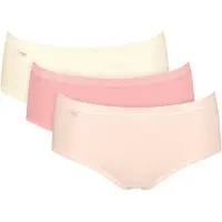 Sloggi Slip ' Originals Basic ' lichtgeel / pink / rood
