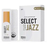 D'Addario Woodwinds Organic Sel. Jazz Filed Alt 3S, Soft, 10er-Packung - Riet voor altsaxofoon