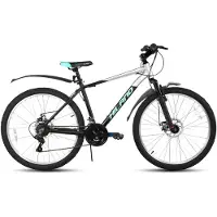 Hiland Mountainbike - 26 Inch - 18 Versnellingen - Mechanische Schijfremmen - Verende Voorvork - MTB voor Heren & Dames
