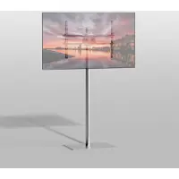 Cavus Vloerstandaard SQUARE rvs 150 cm VESA 600x400