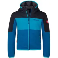 TROLLKIDS - Kid's Sogndal Jacket XT - Fleecevest 122, blauw