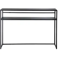 CALICOSY - Zwarte metalen console L112 cm - OLLI